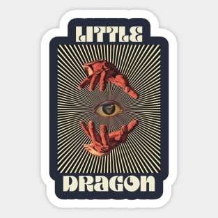 Hand Eyes Little Dragon Sticker